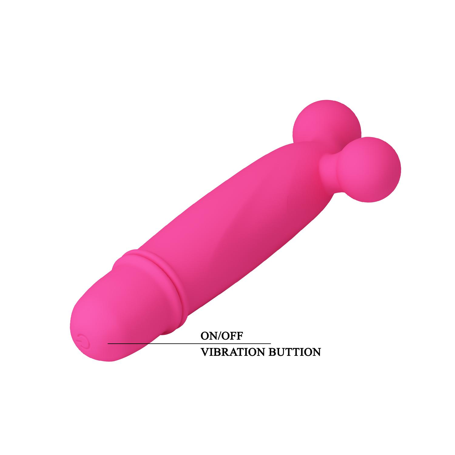 PRETTY LOVE - Goddard, 10 Functions of vibration, 1 AAA battery, silicone, waterproof L:118mm W:24mm H:18mm PRETTY LOVE - Goddard, 10 Functions of vibration, 1 AAA battery, silicone, waterproof L:118mm W:24mm H:18mm
