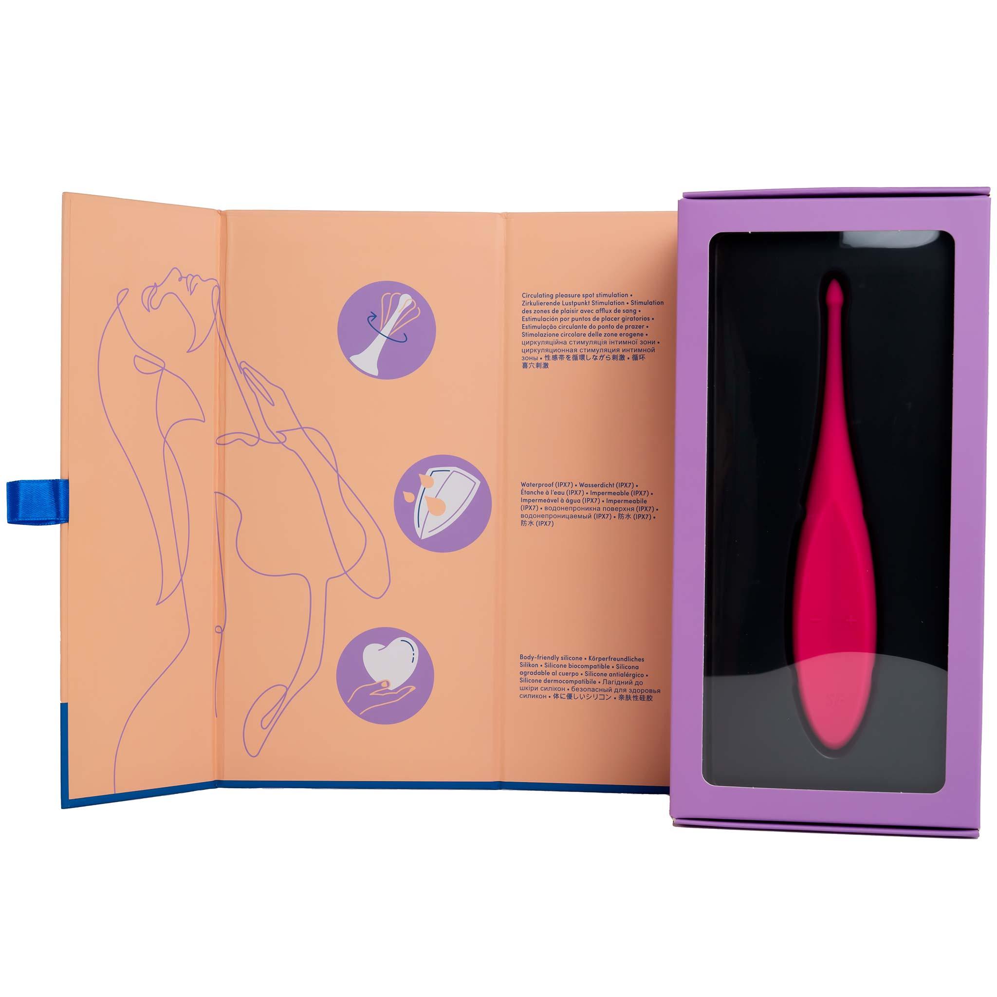 Satisfyer Twirling Fun Vibrator, Pink, 17,5 cm Satisfyer Twirling Fun Vibrator, Pink, 17,5 cm