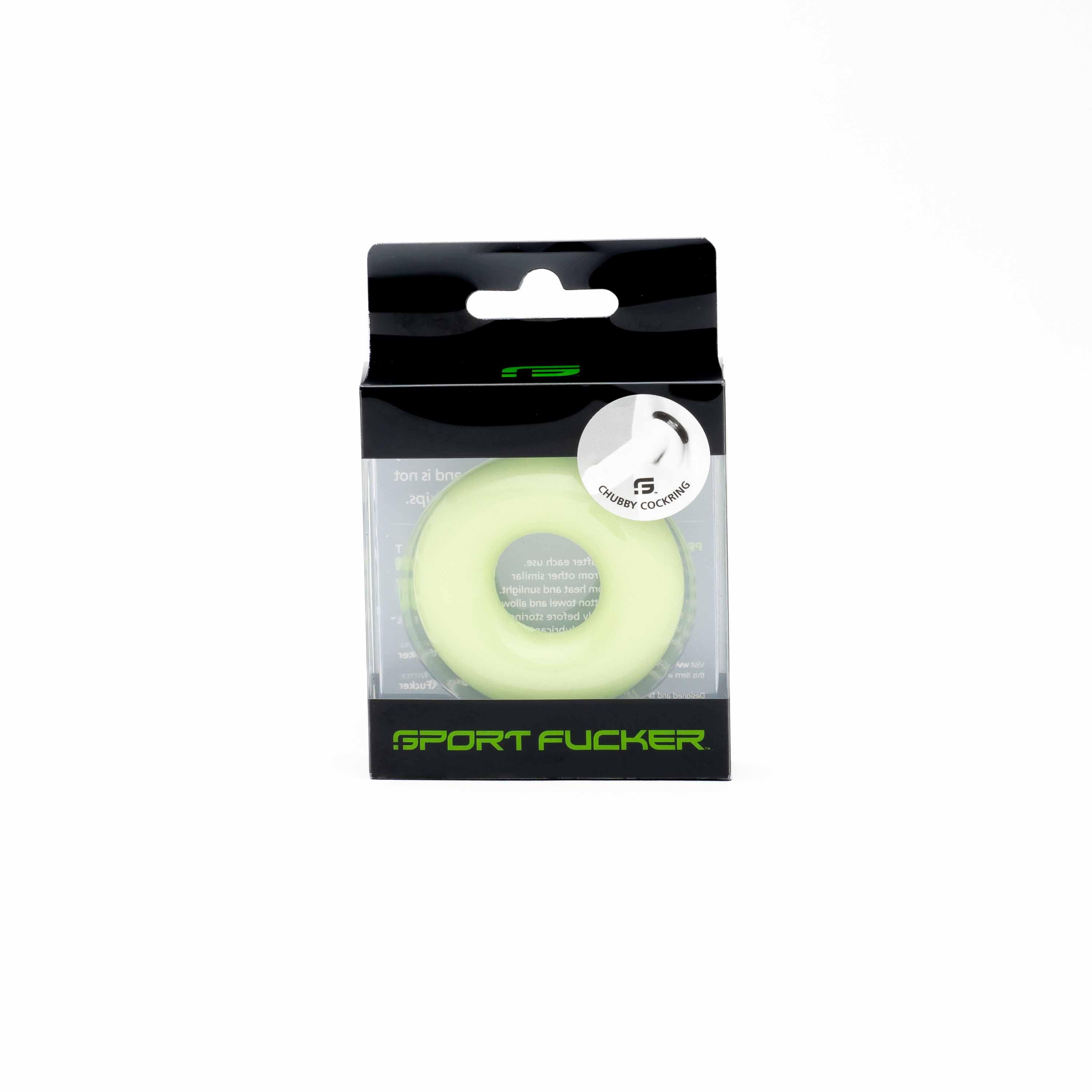 Sport Fucker Chubby Rubber Cockring, Glow Sport Fucker Chubby Rubber Cockring, Glow