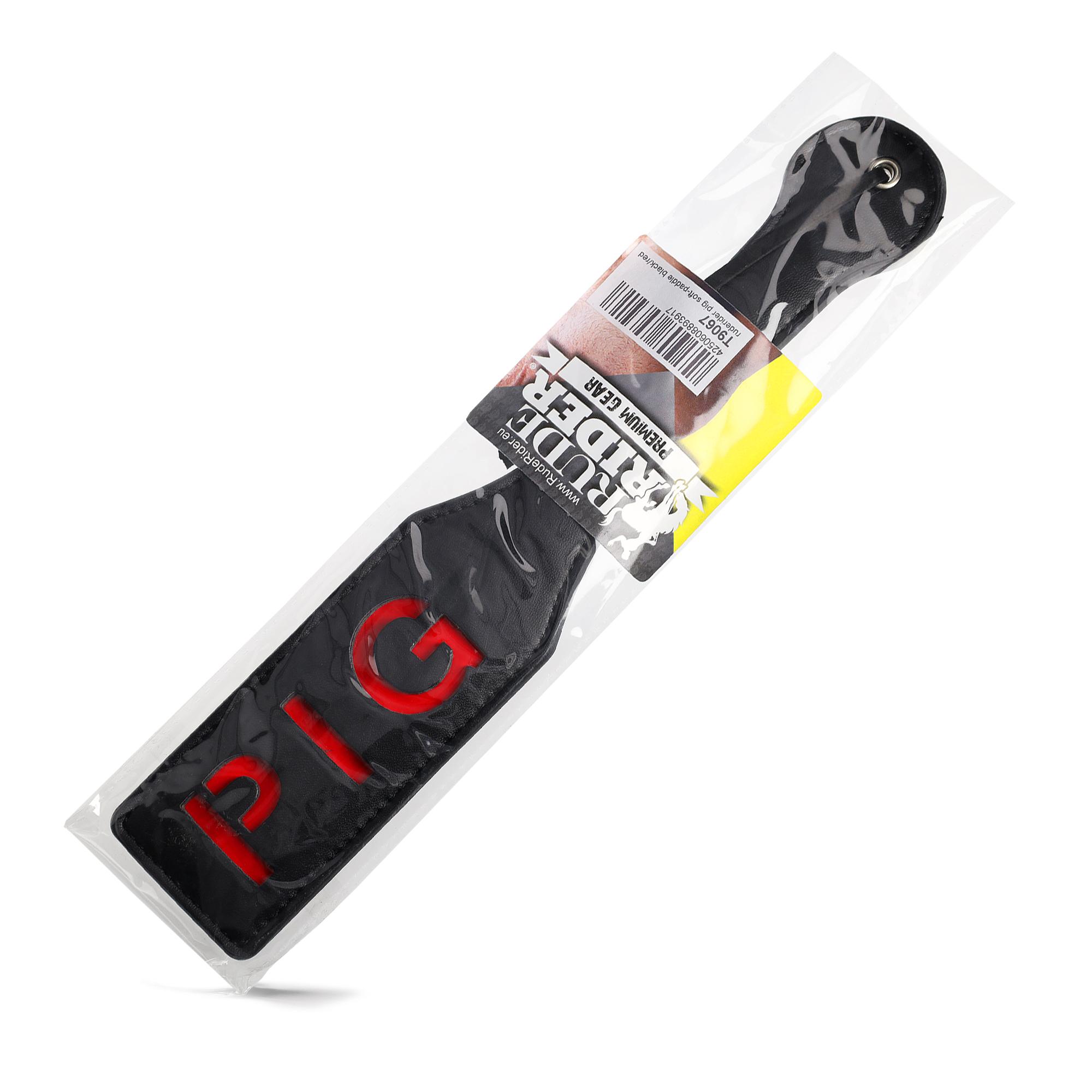 Rude Rider Pig Soft-Paddle Black/Red Rude Rider Pig Soft-Paddle Black/Red