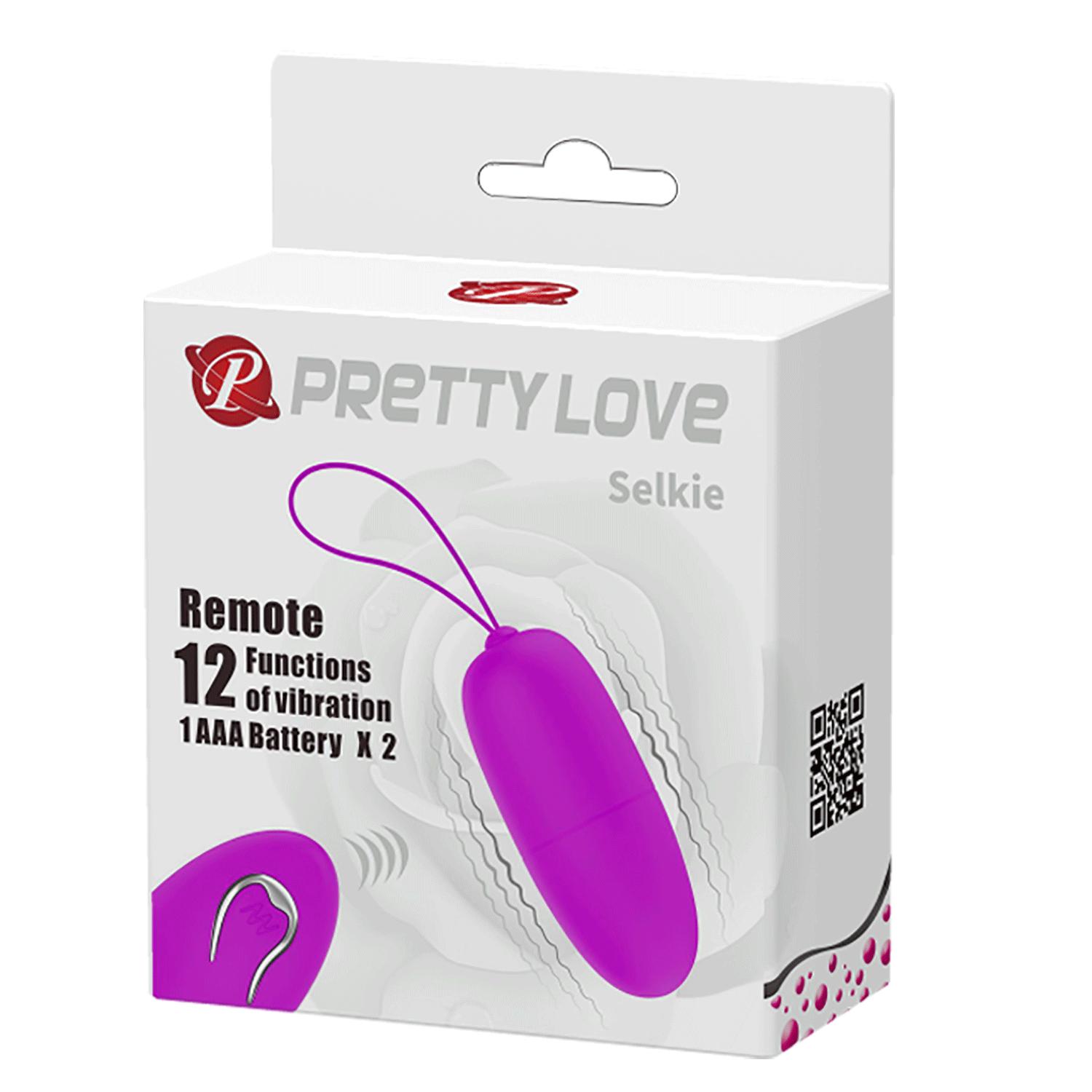 PRETTY LOVE - Selkie, 12 functions of vibration, Remote bullet Vibrator. Purple. 30*69 PRETTY LOVE - Selkie, 12 functions of vibration, Remote bullet Vibrator. Purple. 30*69