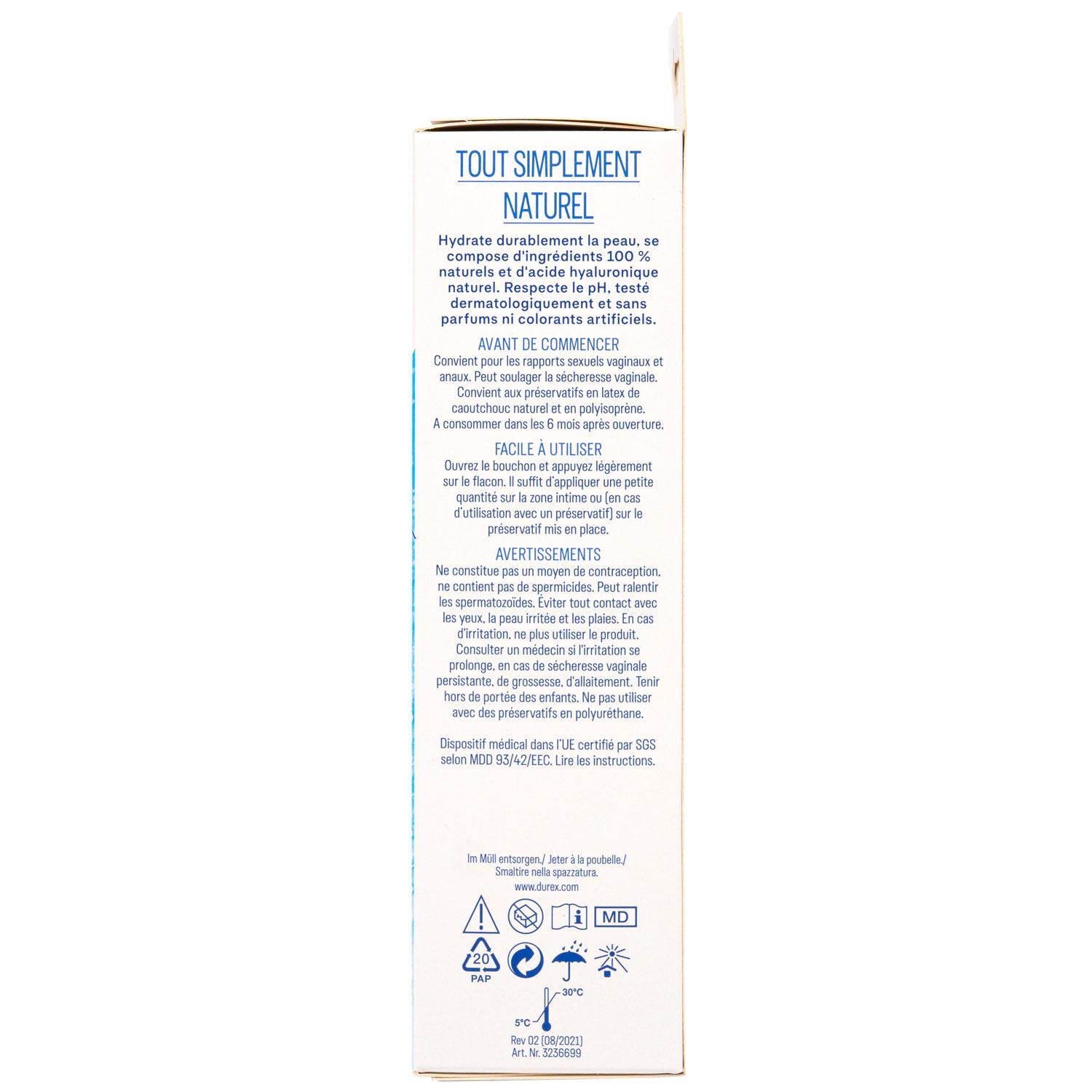 Durex Naturals Extra Feuchtigkeitsspendend Gleitgel, 100 ml (3,4 fl.oz.) Durex Naturals Extra Feuchtigkeitsspendend Gleitgel, 100 ml (3,4 fl.oz.)