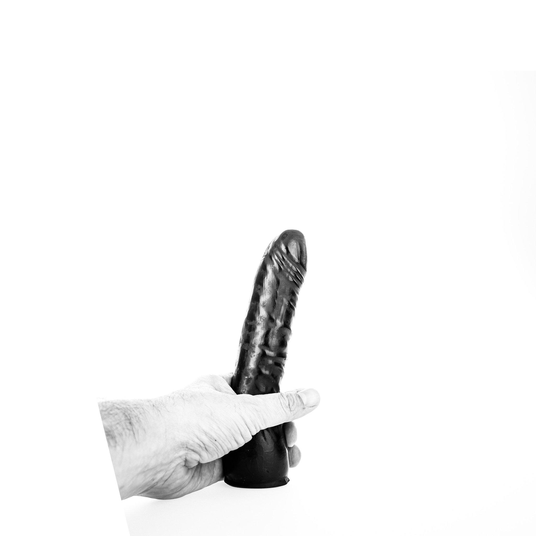 All Black Dildo Scott, 20 cm