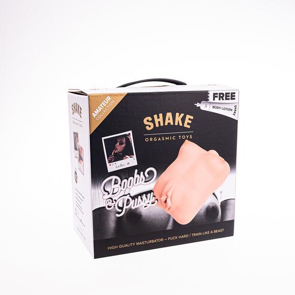 Shake Tiny Case: Boobs & Pussy Masturbator, Flesh