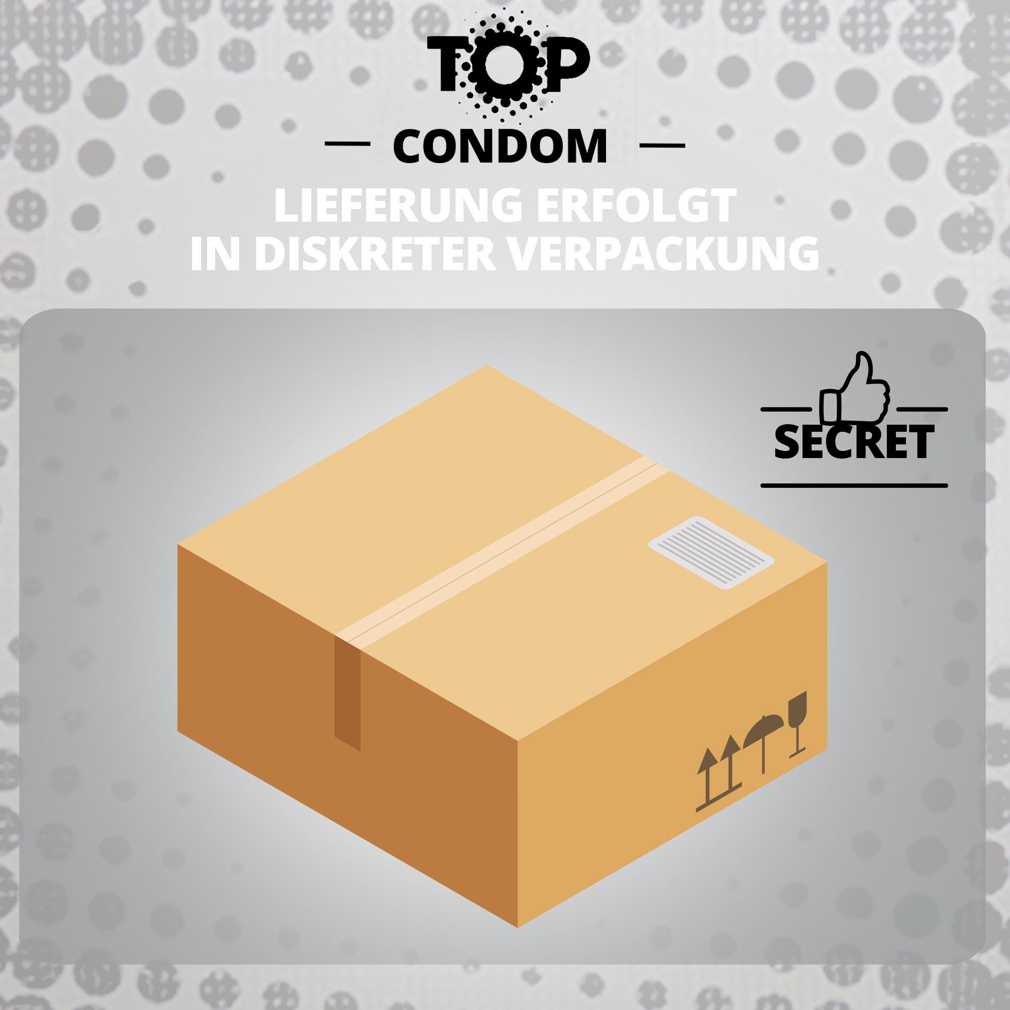 TOP Condoms Ultimate Thin: Maximum Feel - Extra Thin, Packs of 12