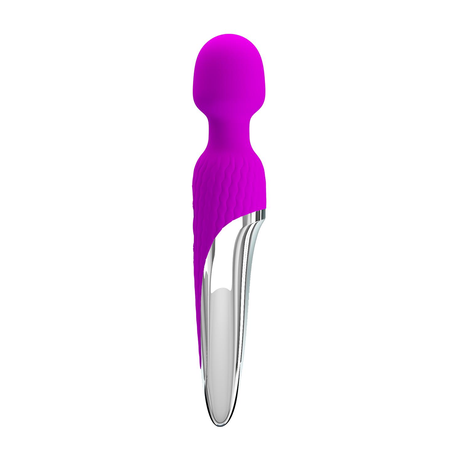 PRETTY LOVE - Nathanial, Super powerful body wand massager, 7 functions of vibration, 5 levels of speed adjustment, silicone, rechargeable ':260mm L:48mm PRETTY LOVE - Nathanial, Super powerful body wand massager, 7 functions of vibration, 5 levels of speed adjustment, silicone, rechargeable ':260mm L:48mm