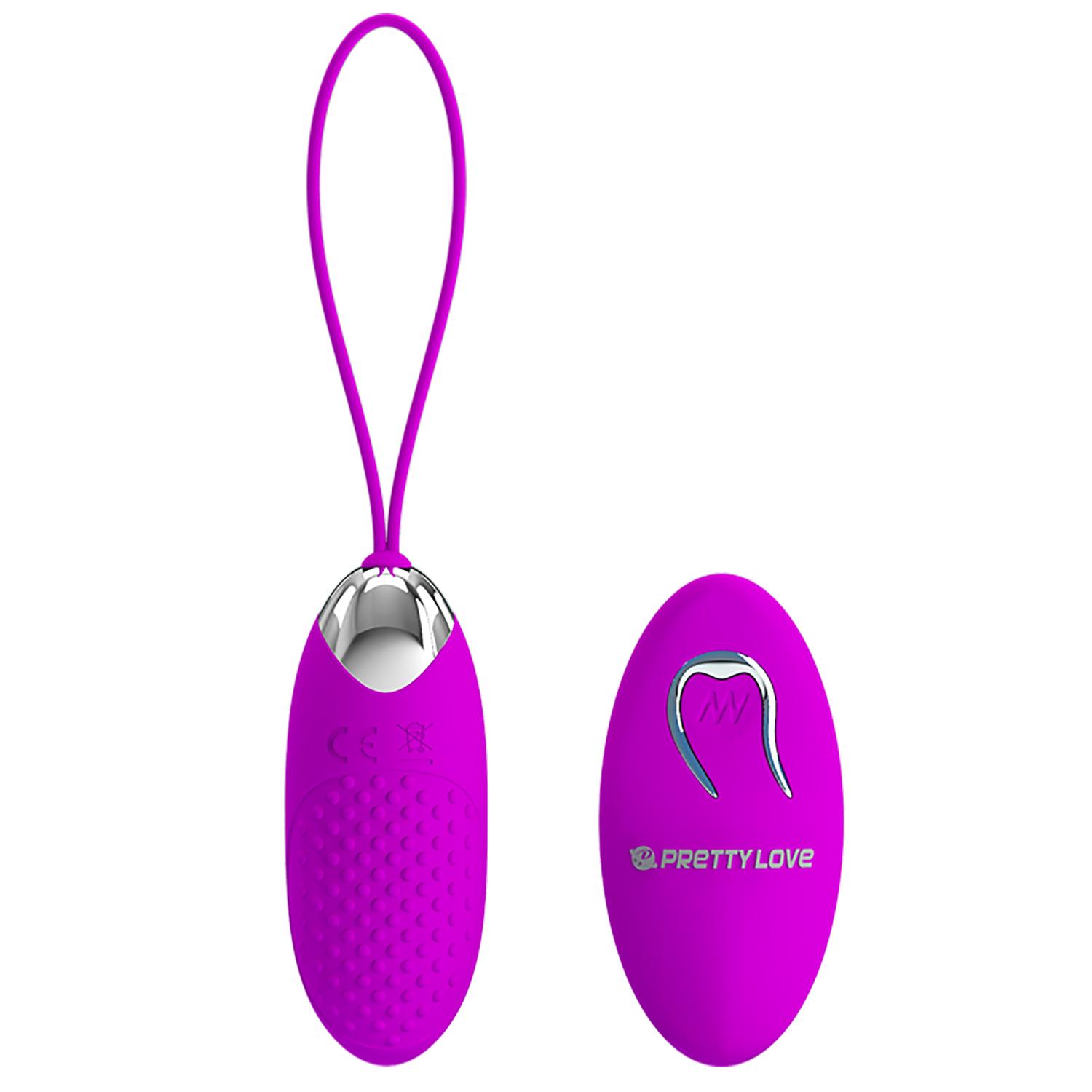PRETTY LOVE - Joanna, Remote control, 12 functions of vibration, rechargeable stimulator with silicone cover, remote by 1 AAA battery operated L:71mm ':35mm PRETTY LOVE - Joanna, Remote control, 12 functions of vibration, rechargeable stimulator with silicone cover, remote by 1 AAA battery operated L:71mm ':35mm