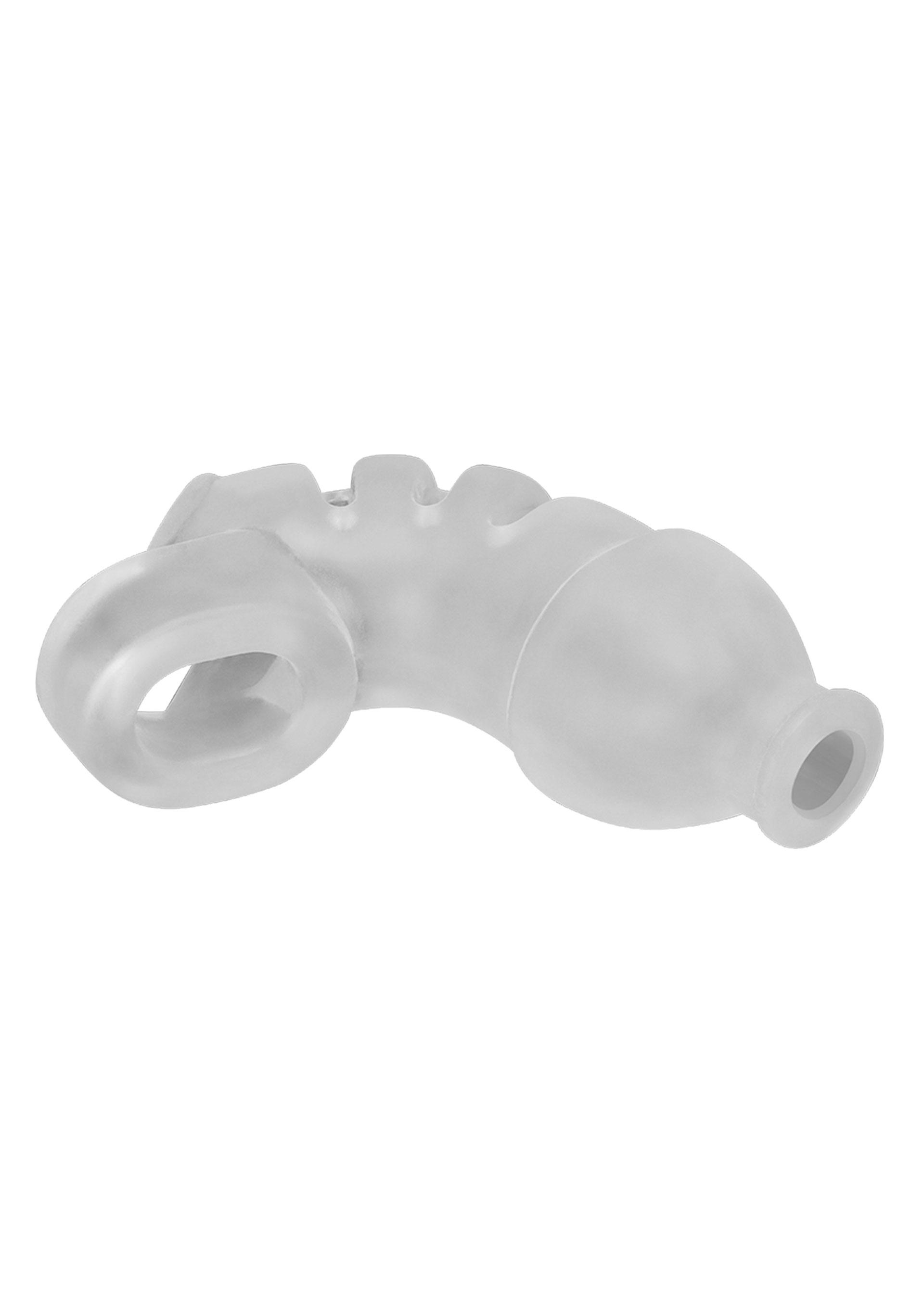 Hnky Junk Lockdown Chastity Cage, White