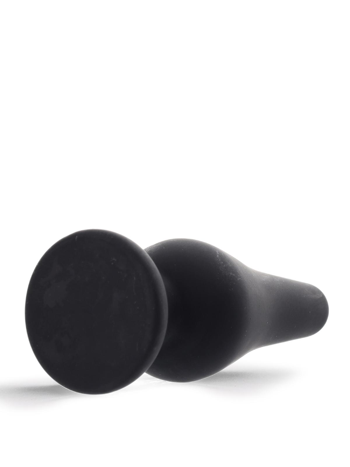 RudeRider Silicone Anal Plug Black