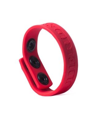 RudeRider Silicone Cock Strap, Red