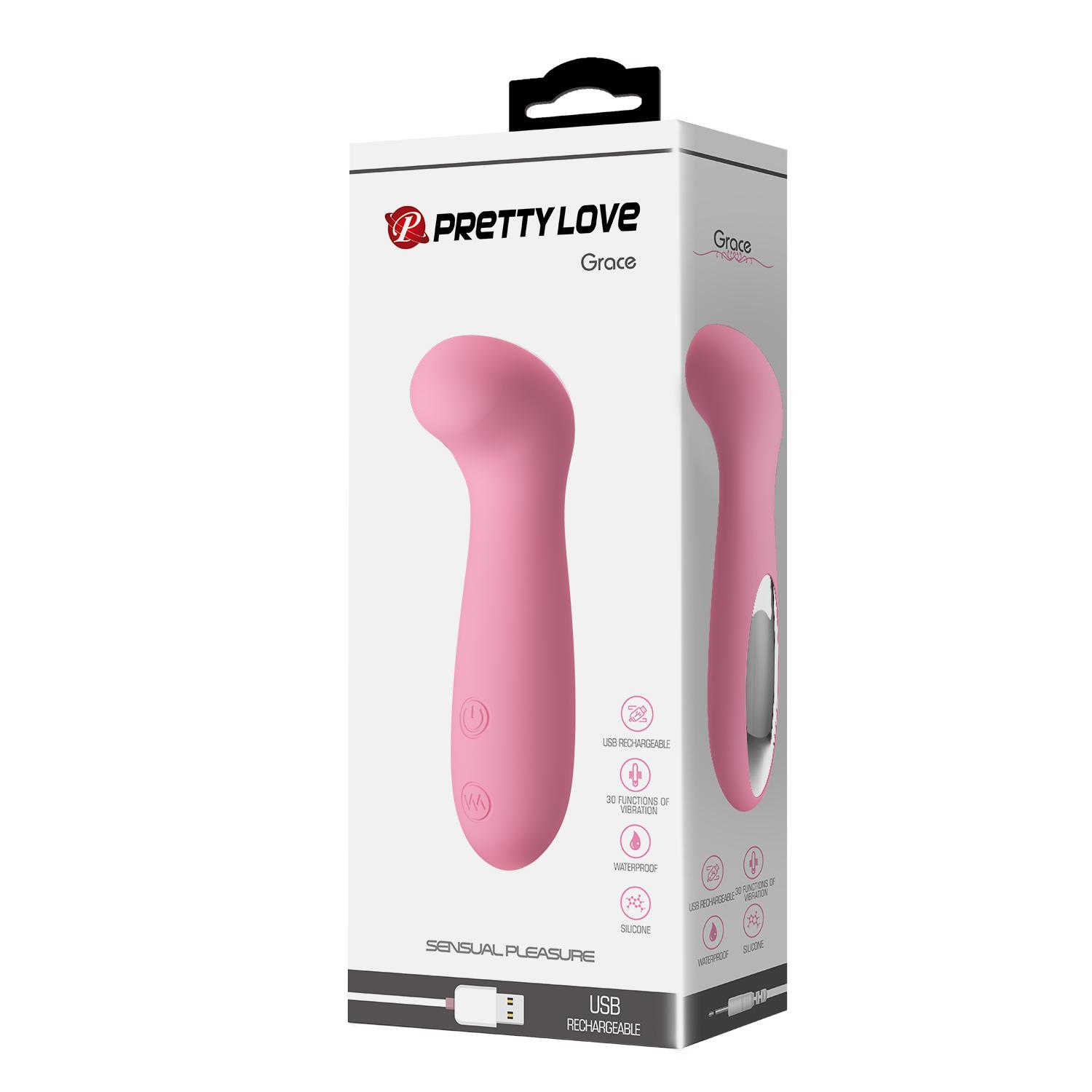 PRETTY LOVE - Hiram, 30 functions of vibration, Silicone, waterproof, USB rechargeable ''29mm
L:123mm PRETTY LOVE - Hiram, 30 functions of vibration, Silicone, waterproof, USB rechargeable ''29mm
L:123mm