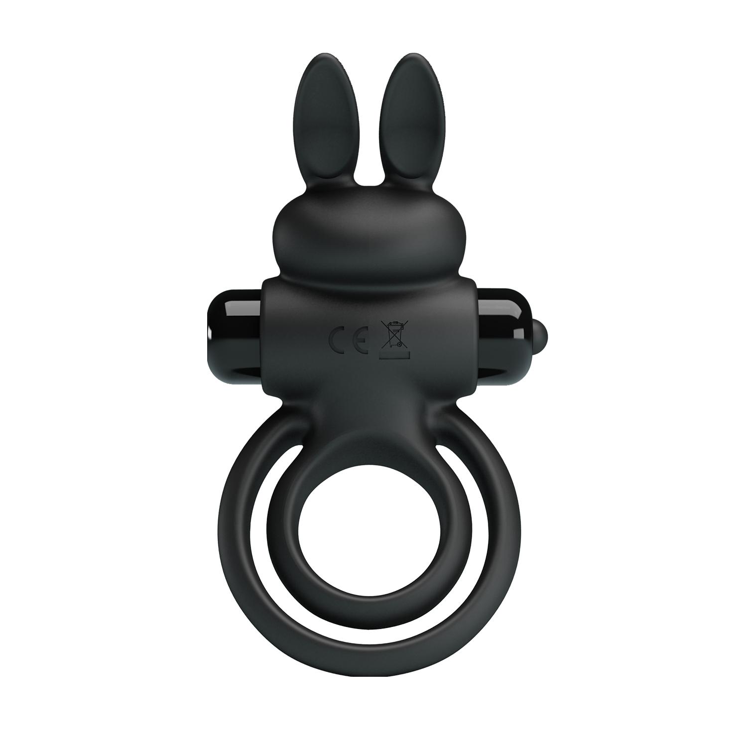 PRETTY LOVE - Vibrant Penis Ring, Black