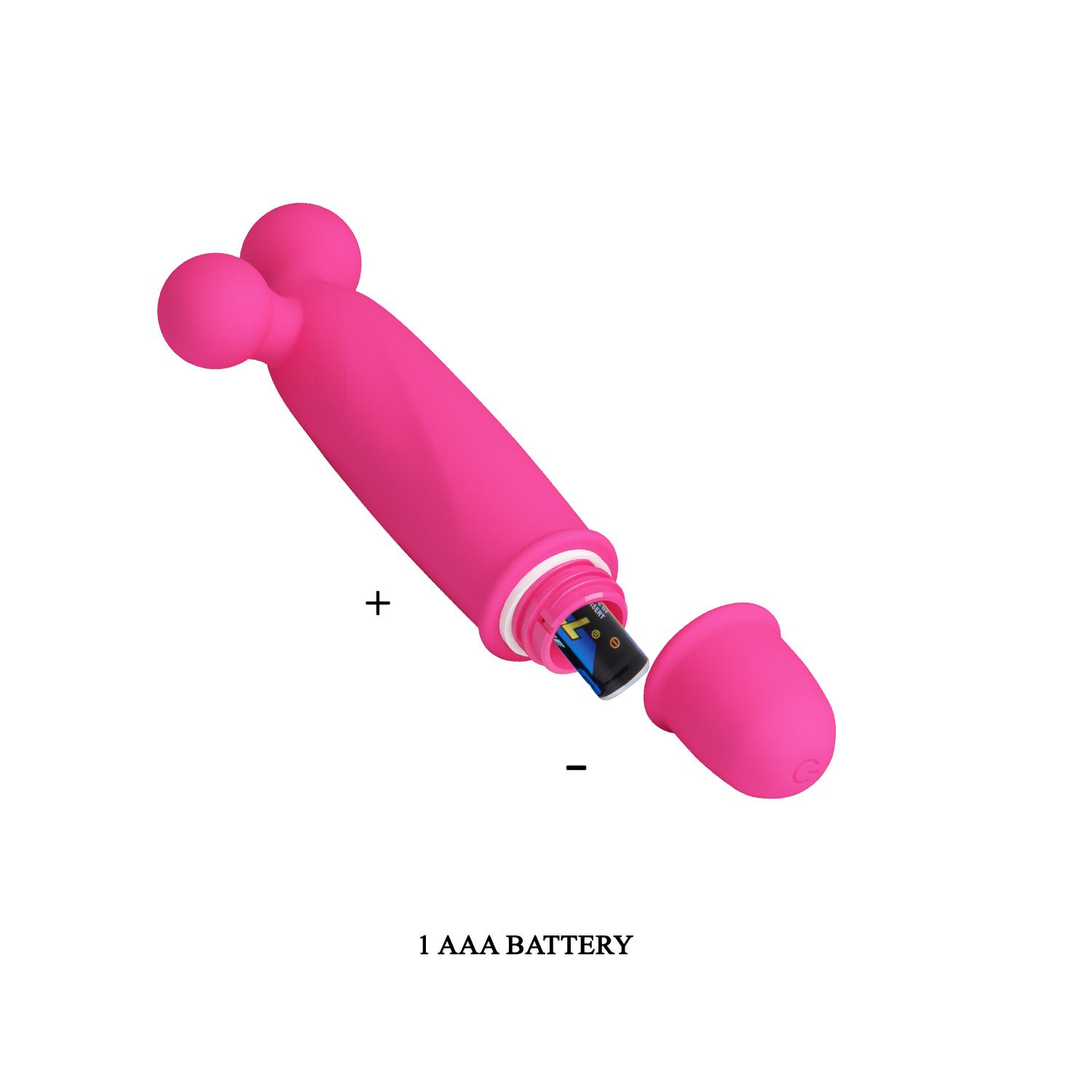 PRETTY LOVE - Goddard, 10 Functions of vibration, 1 AAA battery, silicone, waterproof L:118mm W:24mm H:18mm PRETTY LOVE - Goddard, 10 Functions of vibration, 1 AAA battery, silicone, waterproof L:118mm W:24mm H:18mm