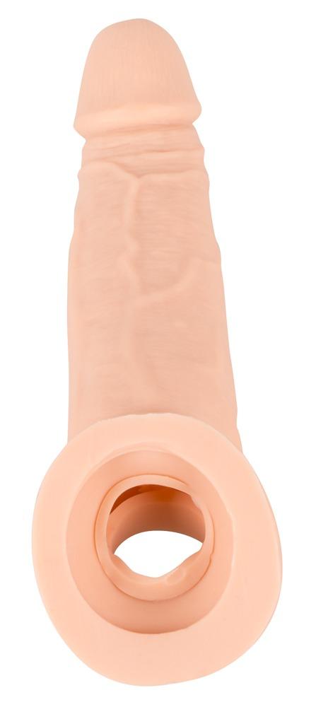 Nature Skin Penis Sleeve with Extension, Light Skin