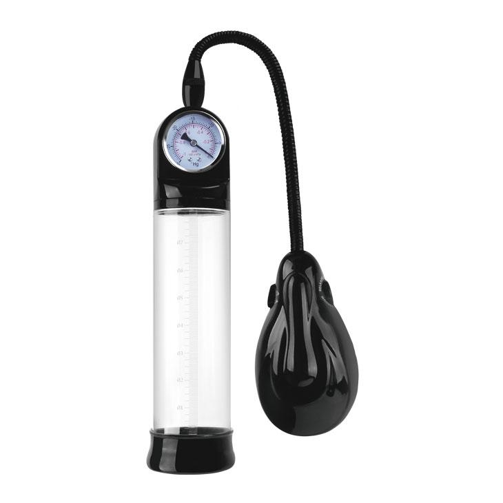 PRETTY LOVE - Alexander, Penis pump   Pressure gauge with automatic air pump machine, 3 AA batteries Material:PC/TPR ': 70   mm
 L:290 mm