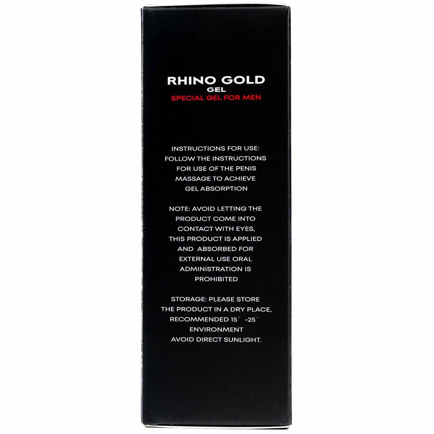 Rhino Gold - Special Gel for Men, 50 ml