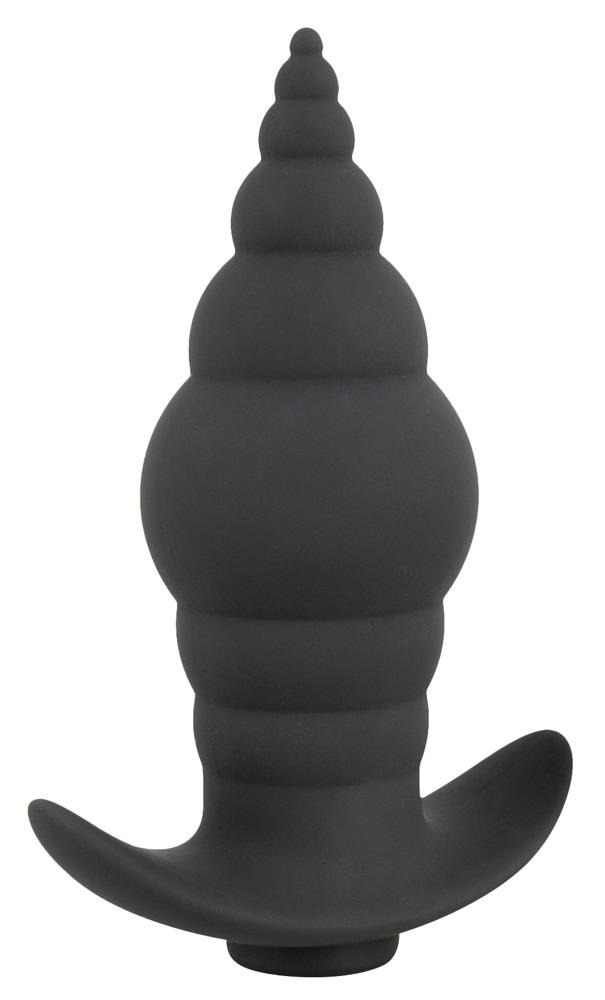 Black Velvets RC butt plug, Black, 9,6 cm