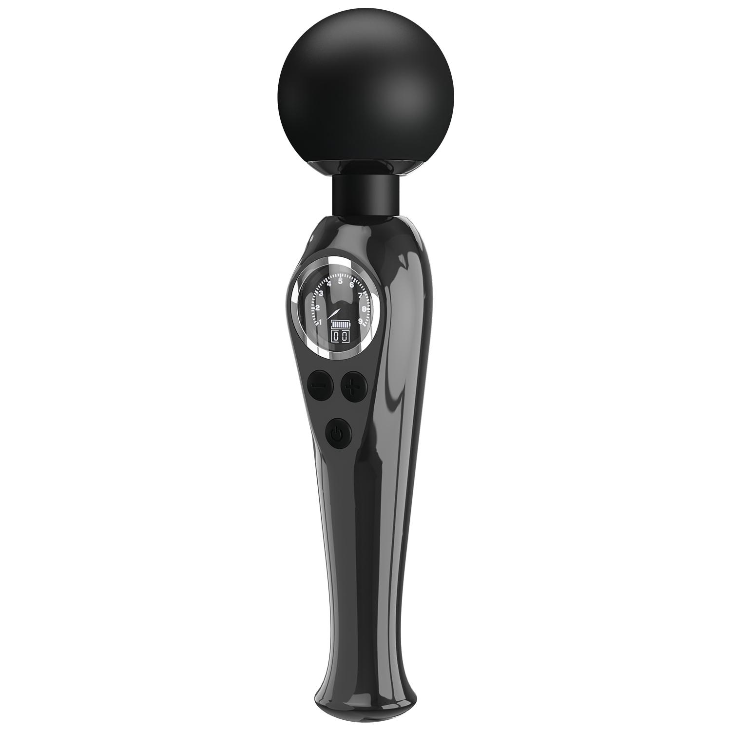 PRETTY LOVE - Stavros the Great LED Wand Massager 22,5 cm, Black PRETTY LOVE - Stavros the Great LED Wand Massager 22,5 cm, Black