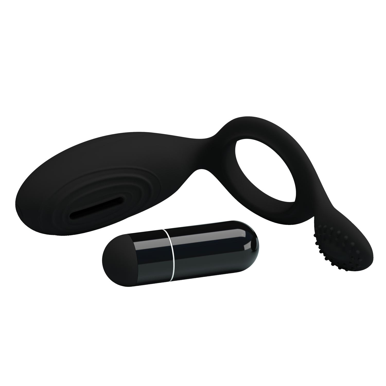 PRETTY LOVE - Ethel, Cock ring with vibration, silicone, 3 LR41 batteries, waterproof ':24mm L:130mm PRETTY LOVE - Ethel, Cock ring with vibration, silicone, 3 LR41 batteries, waterproof ':24mm L:130mm