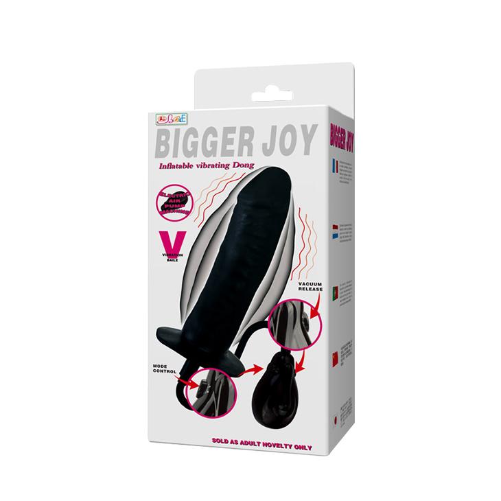 BAILE - Bigger Joy, inflateable vibrating Dong, with automatic pump, 3AA Batteries '40mm L160mm BAILE - Bigger Joy, inflateable vibrating Dong, with automatic pump, 3AA Batteries '40mm L160mm