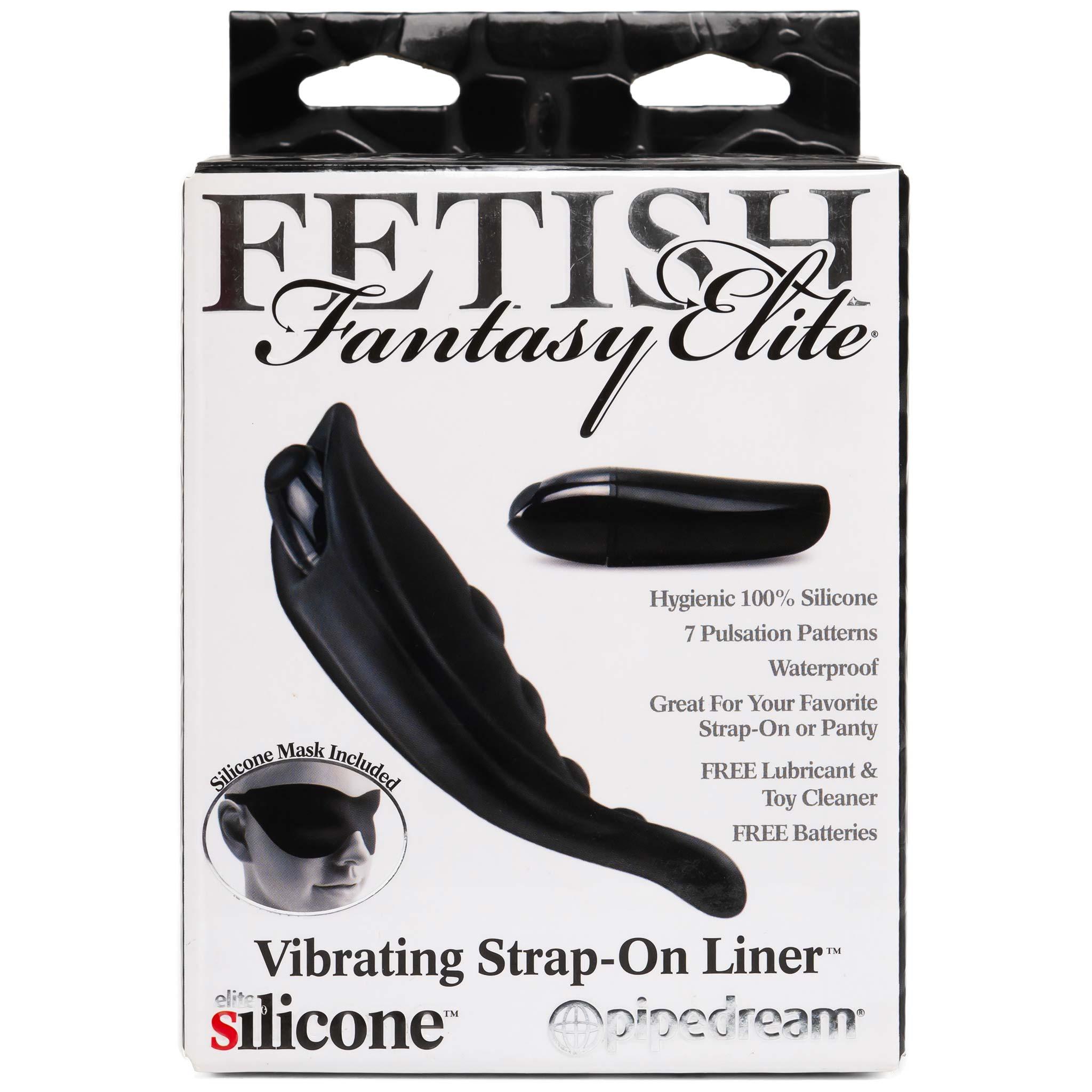 Fetish Fantasy Elite, Vibrating Strap-On Liner, Black