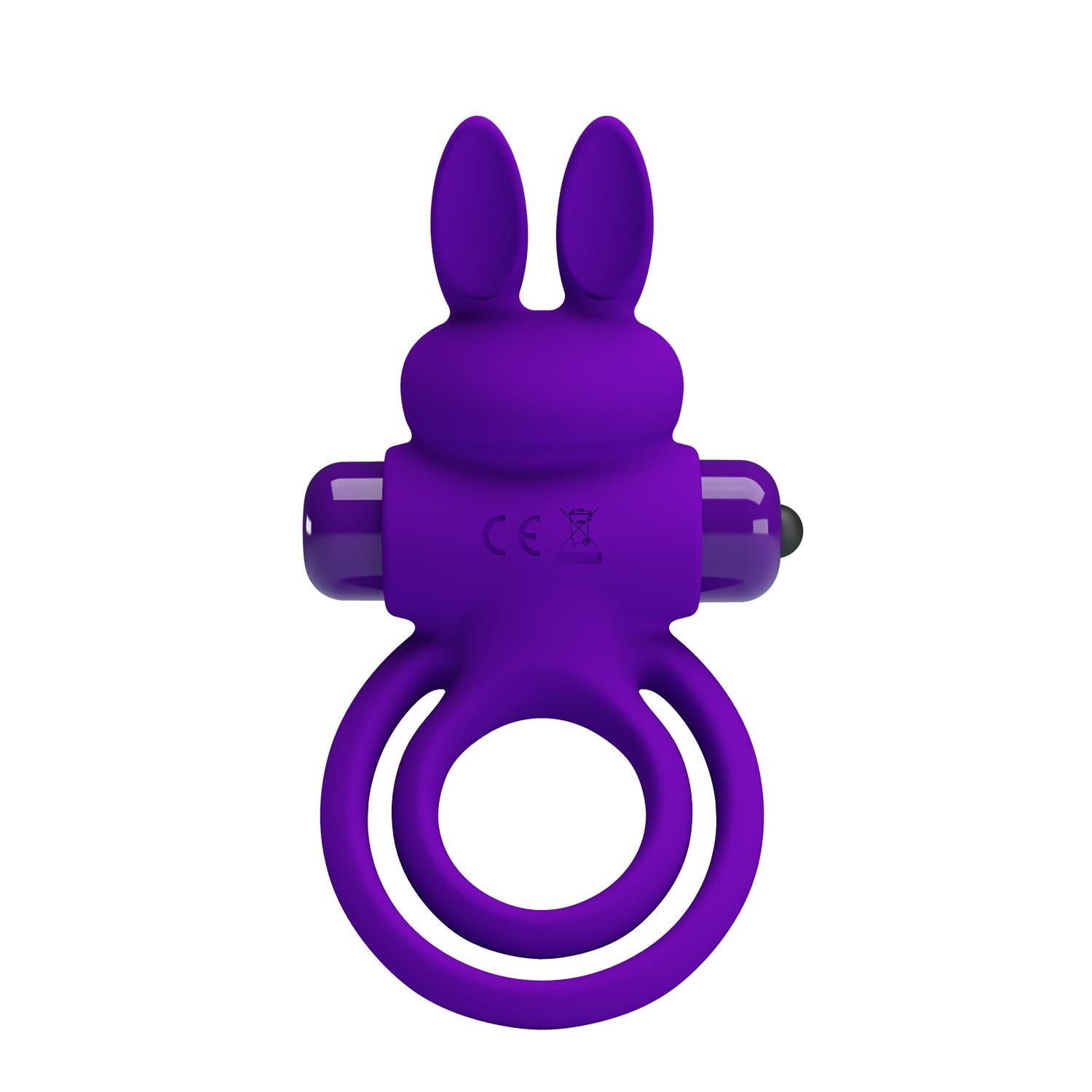 PRETTY LOVE - Vibrant Penis Ring, Purple