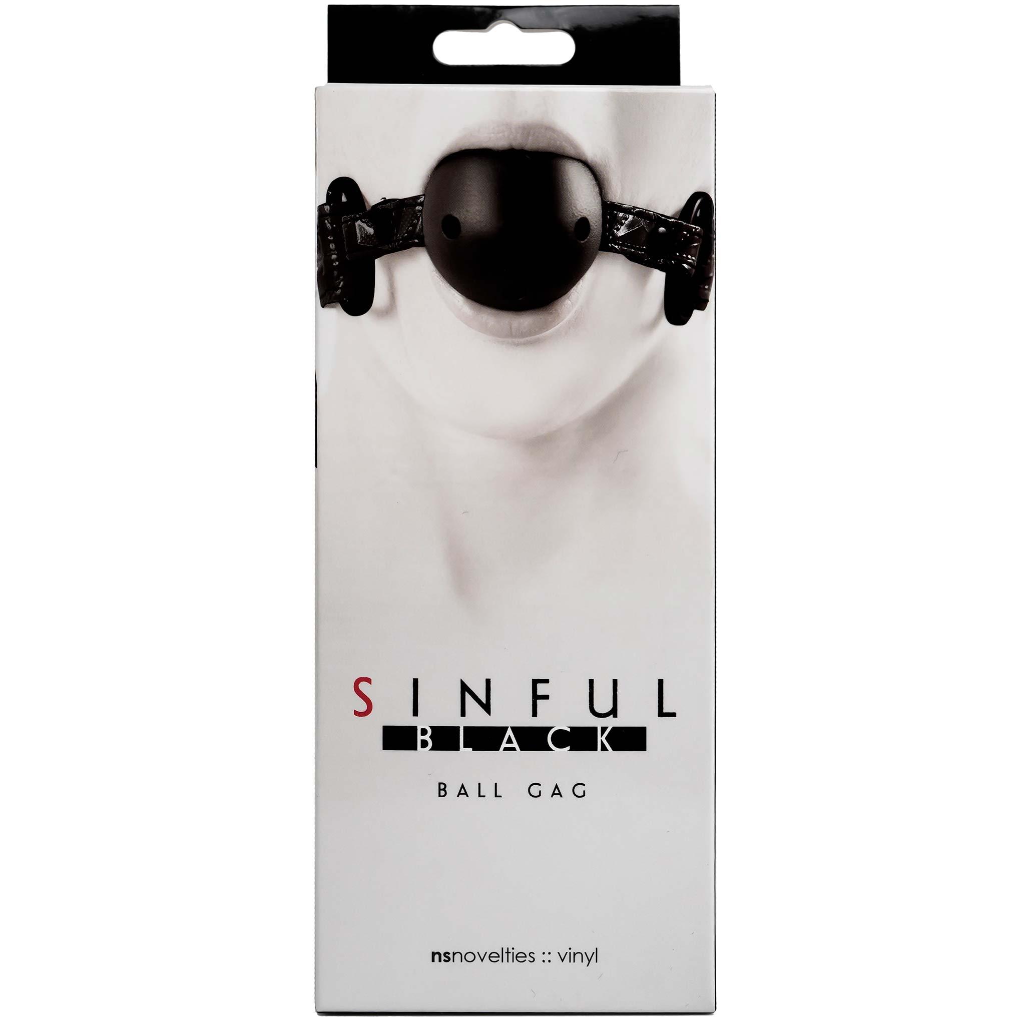 NS Novelties Ball Gag, black