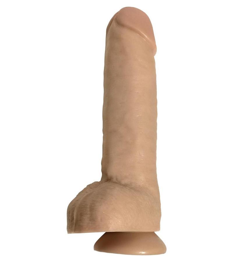 Rascal Big White Cock, Dildo, Flesh, 32 cm