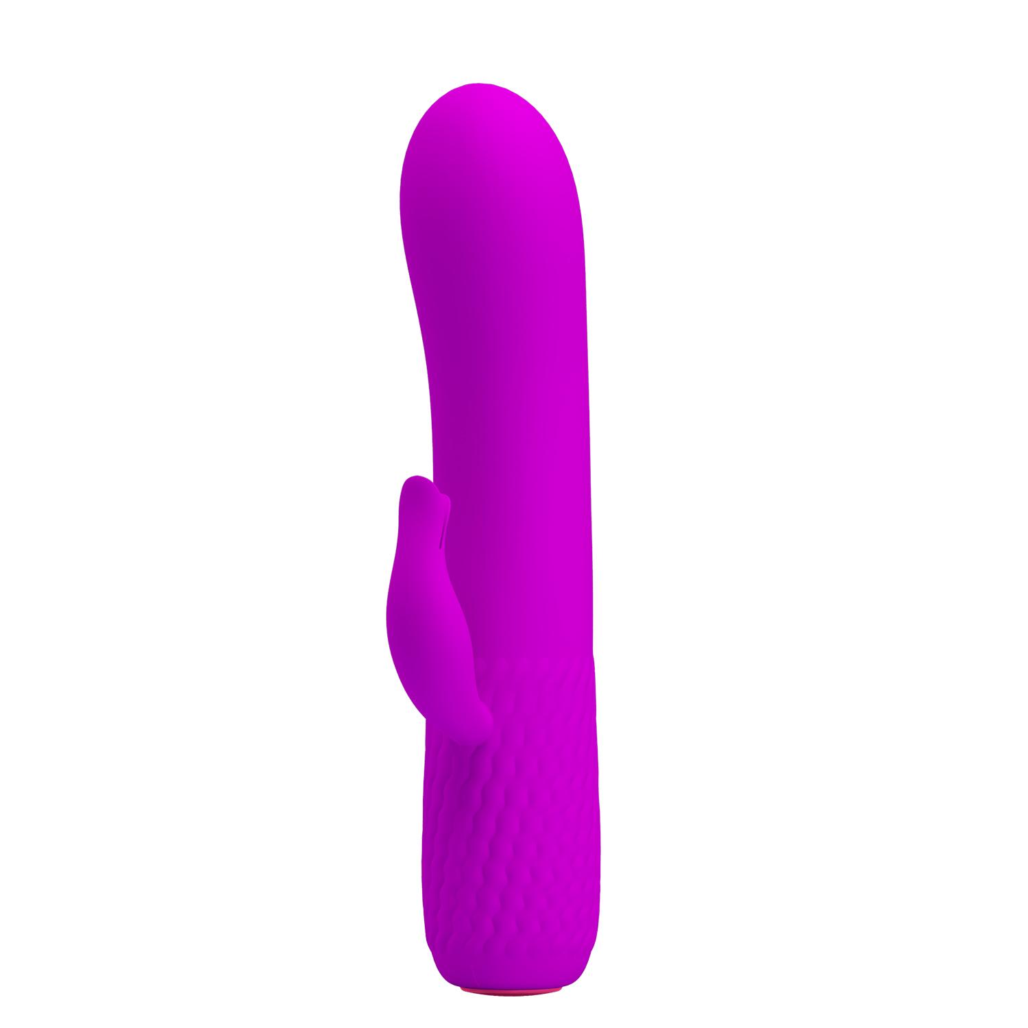 PRETTY LOVE - Omar, Mini Silicone vibrator, 12 functions of vibration, rechargeable. 29 mm-150 mm, purple PRETTY LOVE - Omar, Mini Silicone vibrator, 12 functions of vibration, rechargeable. 29 mm-150 mm, purple