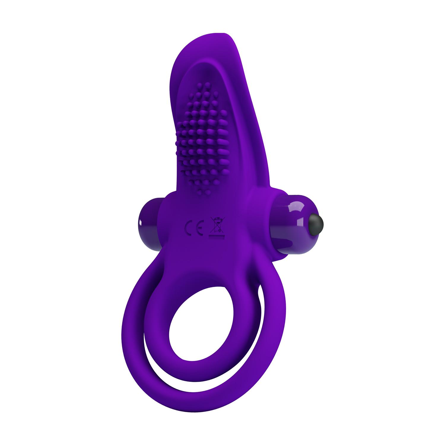 PRETTY LOVE - Vibrant Penis Ring & Stimulator, 56 mm, Purple PRETTY LOVE - Vibrant Penis Ring & Stimulator, 56 mm, Purple