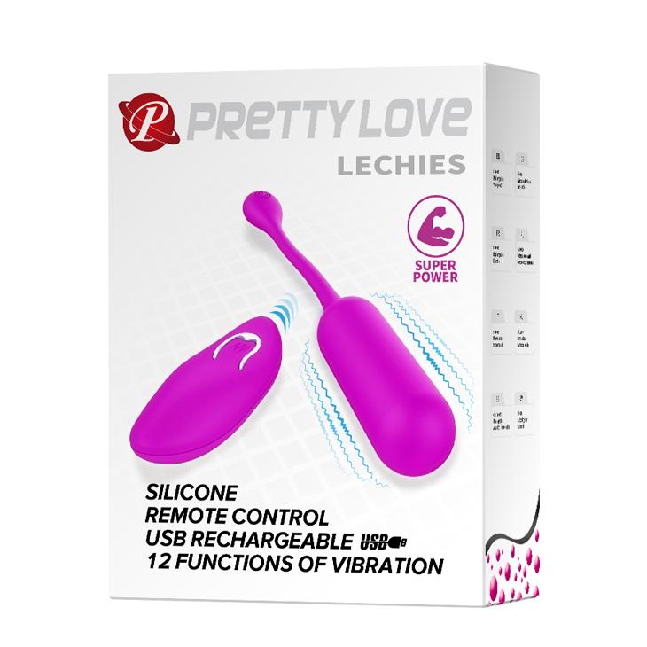 PRETTY LOVE - Lechies, 12 functions of vibration,
wireless remote control,
USB rechargeable,
1 AAA battery,
Silicone, ABS 24*186 PRETTY LOVE - Lechies, 12 functions of vibration,
wireless remote control,
USB rechargeable,
1 AAA battery,
Silicone, ABS 24*186