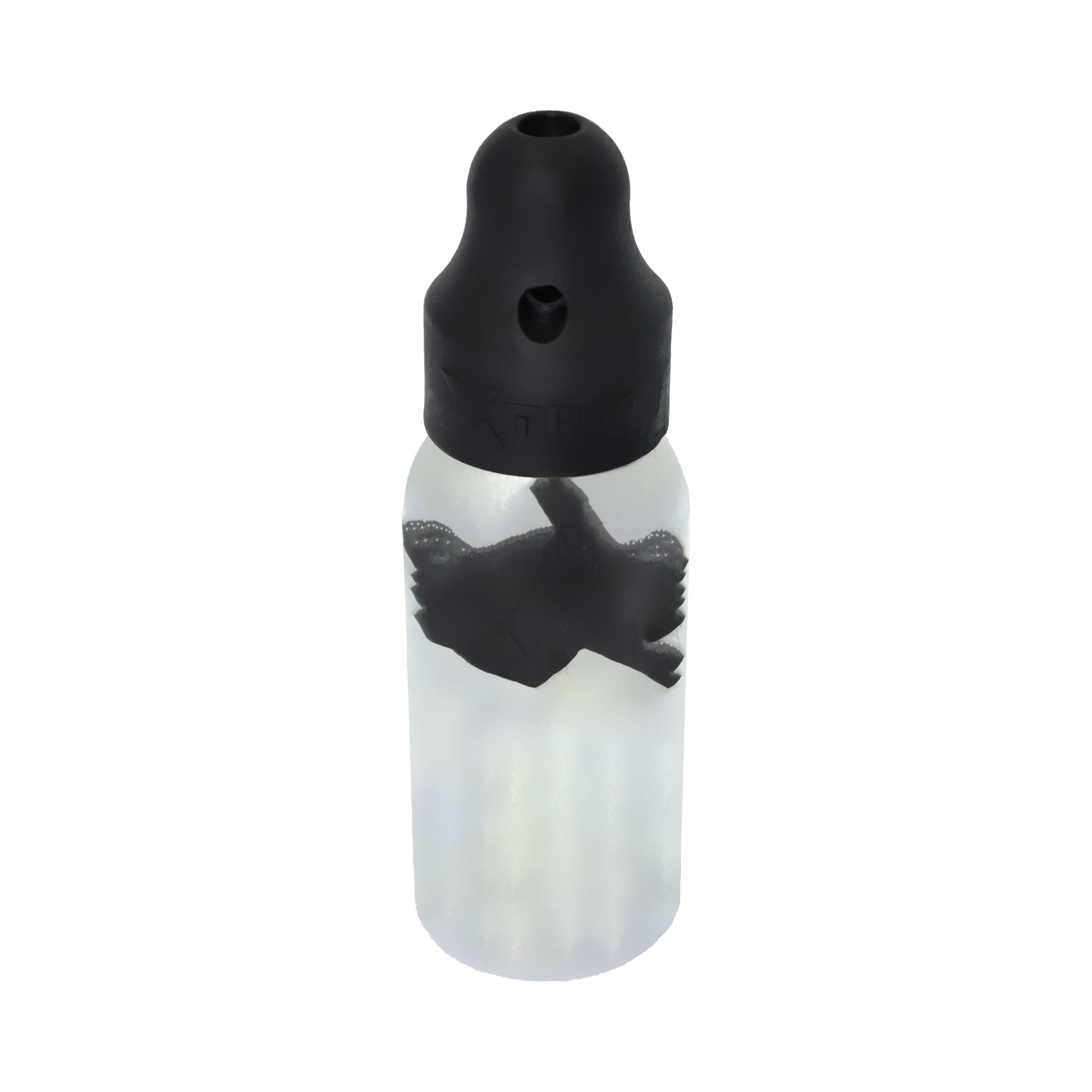 XTRM Booster ALU, Poppers Inhaler for Alu Bottles, Black, Ø 2 cm (0,8 in)