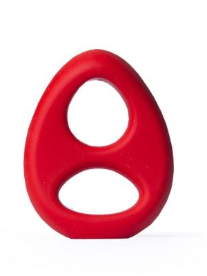RudeRider Cock & Ball Lifter Cockring, Red, "48 mm