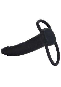 CalExotics Silicone Dual Penetrator, 14 cm, Black