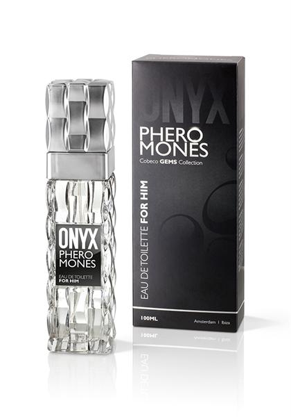 Cobeco GEMS Collection, Onyx Pheromones Eau de Toilette for Him, 100ml (3,4 fl.oz.)