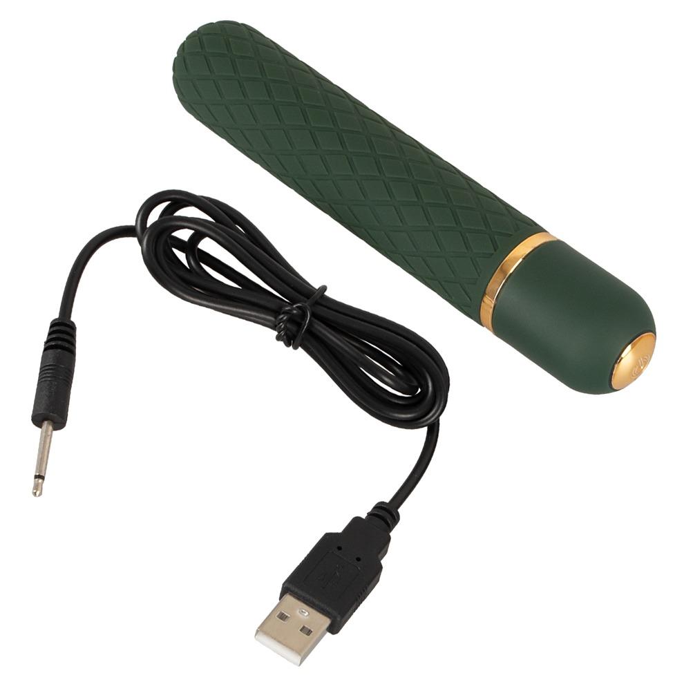 Emerald Green Luxurious Bullet Vibrator, Green