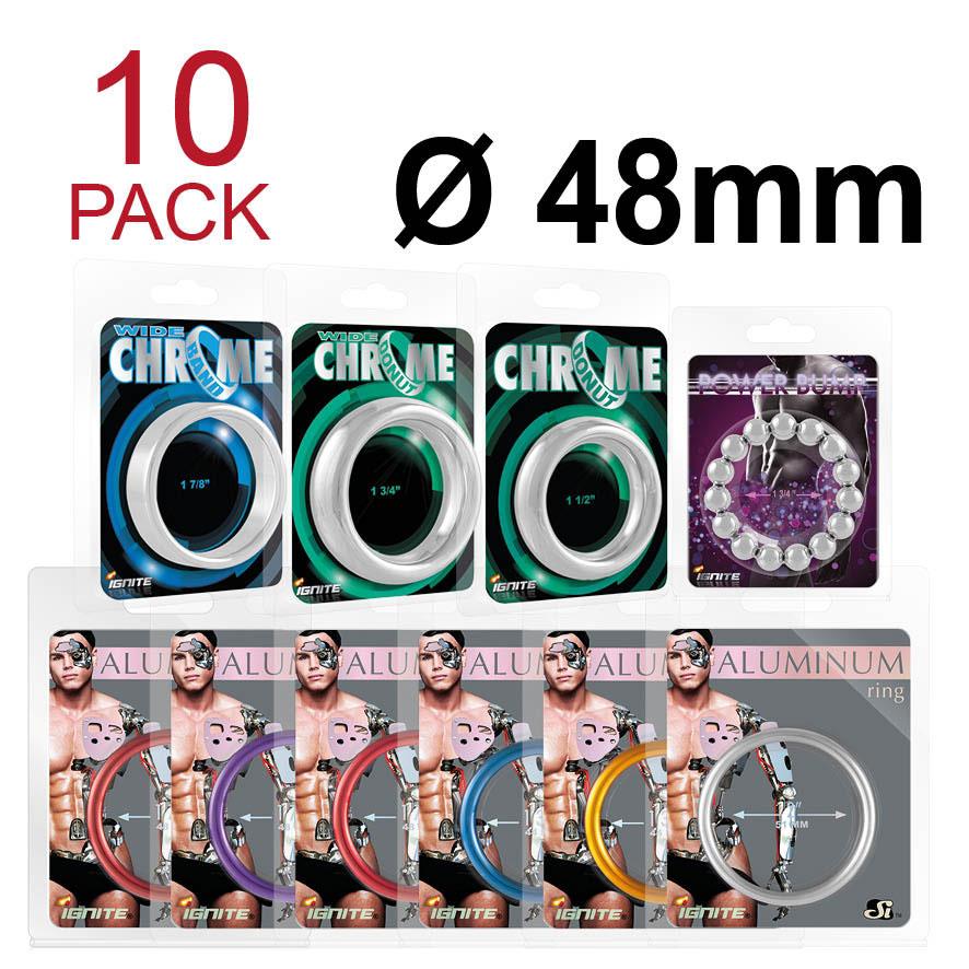 48mm Cockring-Pack SI IGNITE