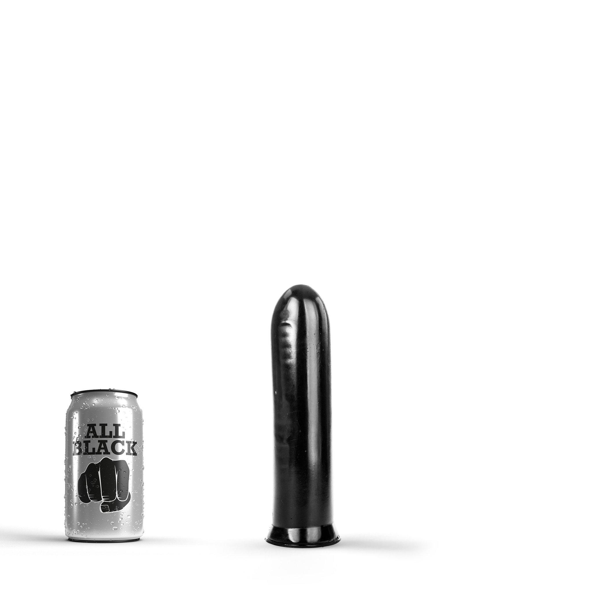 All Black Dildo Big Shot, 19 cm