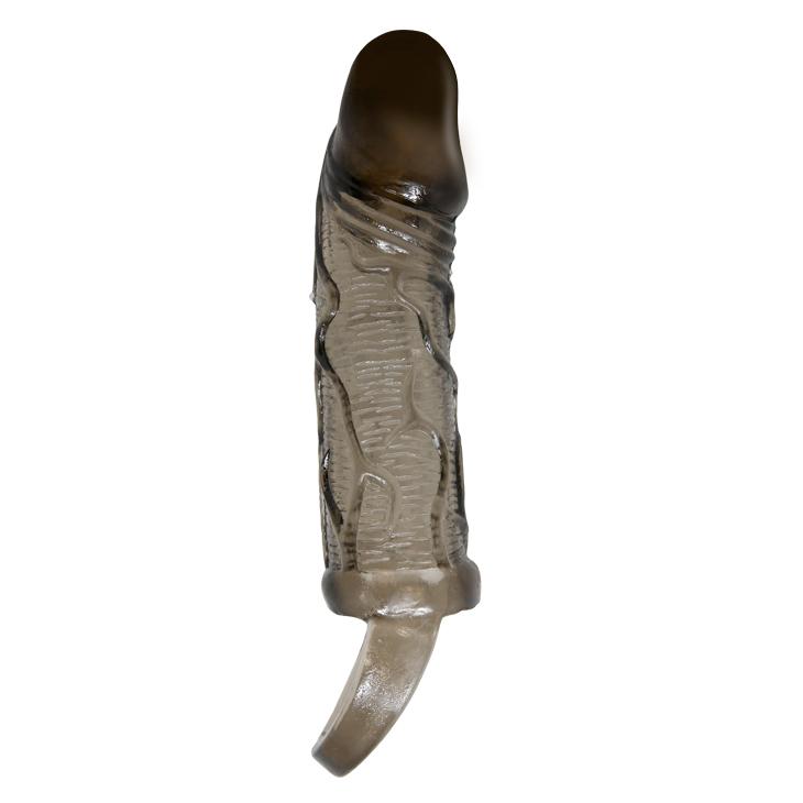 BAILE - Brayden, Penis extended Sleeve, super-stretchy TPR material ':37mm   L:165mm