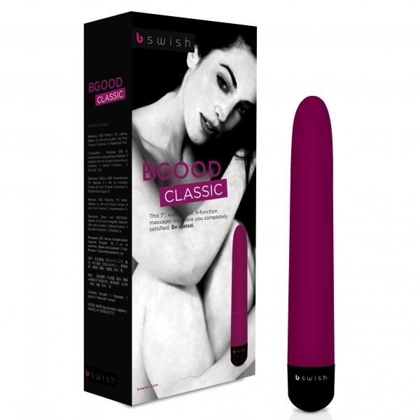 BGood Classic Vibrator, Raspberry, 18 cm