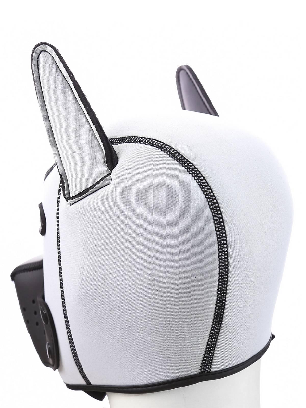 RudeRider Neoprene Puppy Hood White/Black, M size