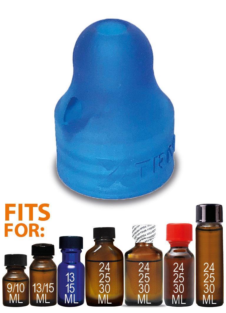 XTRM Booster Small, Poppers Inhaler for Most Bottles, Blue, Ø 2 cm (0,8 in) XTRM Booster Small, Poppers Inhaler for Most Bottles, Blue, Ø 2 cm (0,8 in)