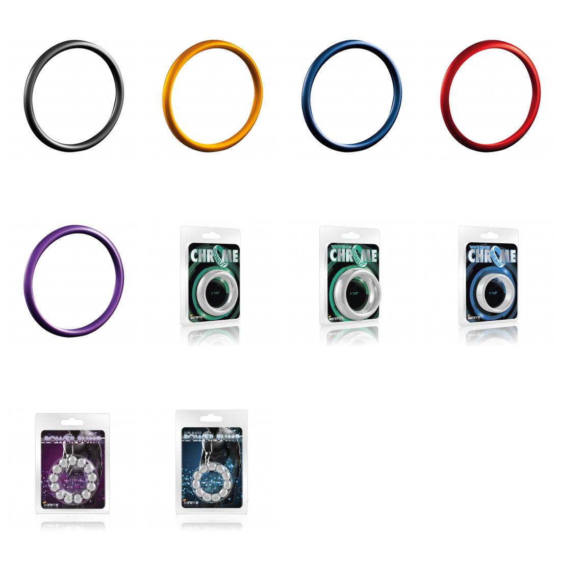 38mm Cockring-Pack SI IGNITE